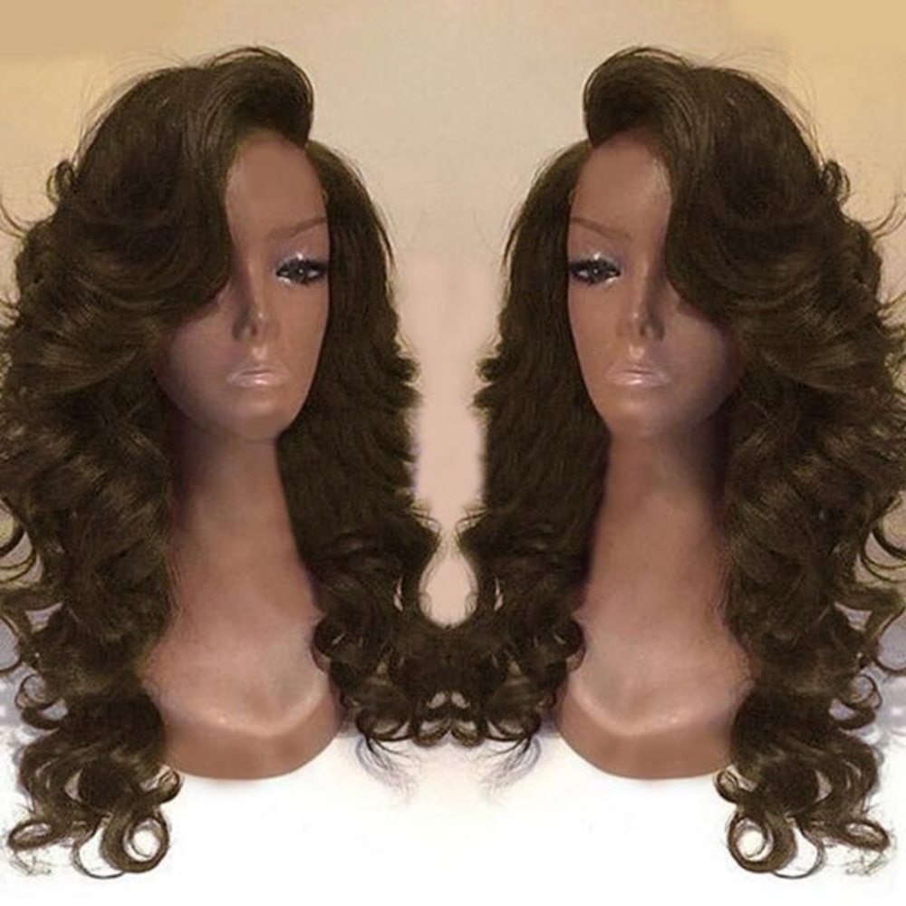 Long hair style synthetic wig